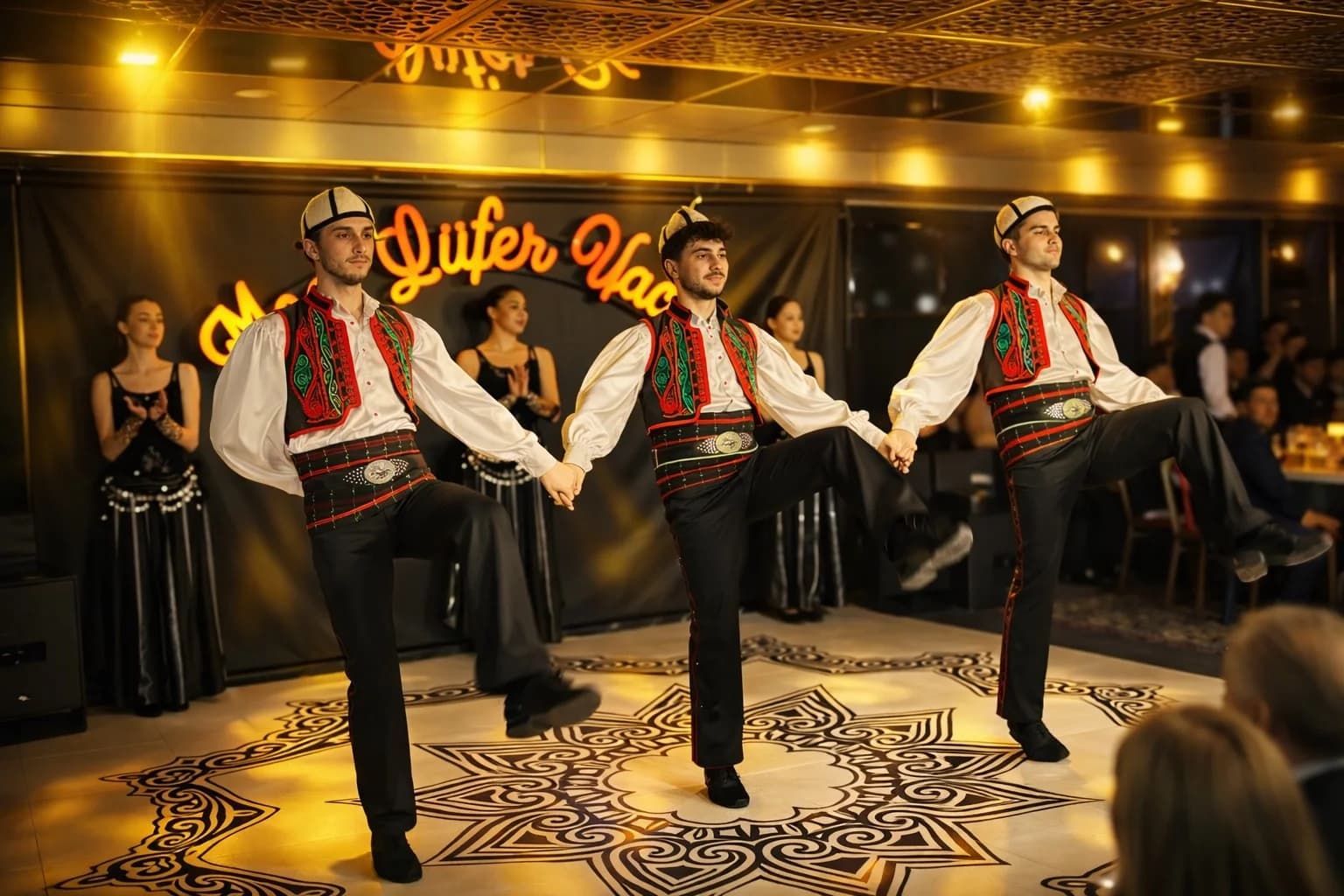 Bosphorus Dinner Cruise and Show with VIP Lounge, VIP Menu, Unlimited Alcohol & Transfer on Private Tables