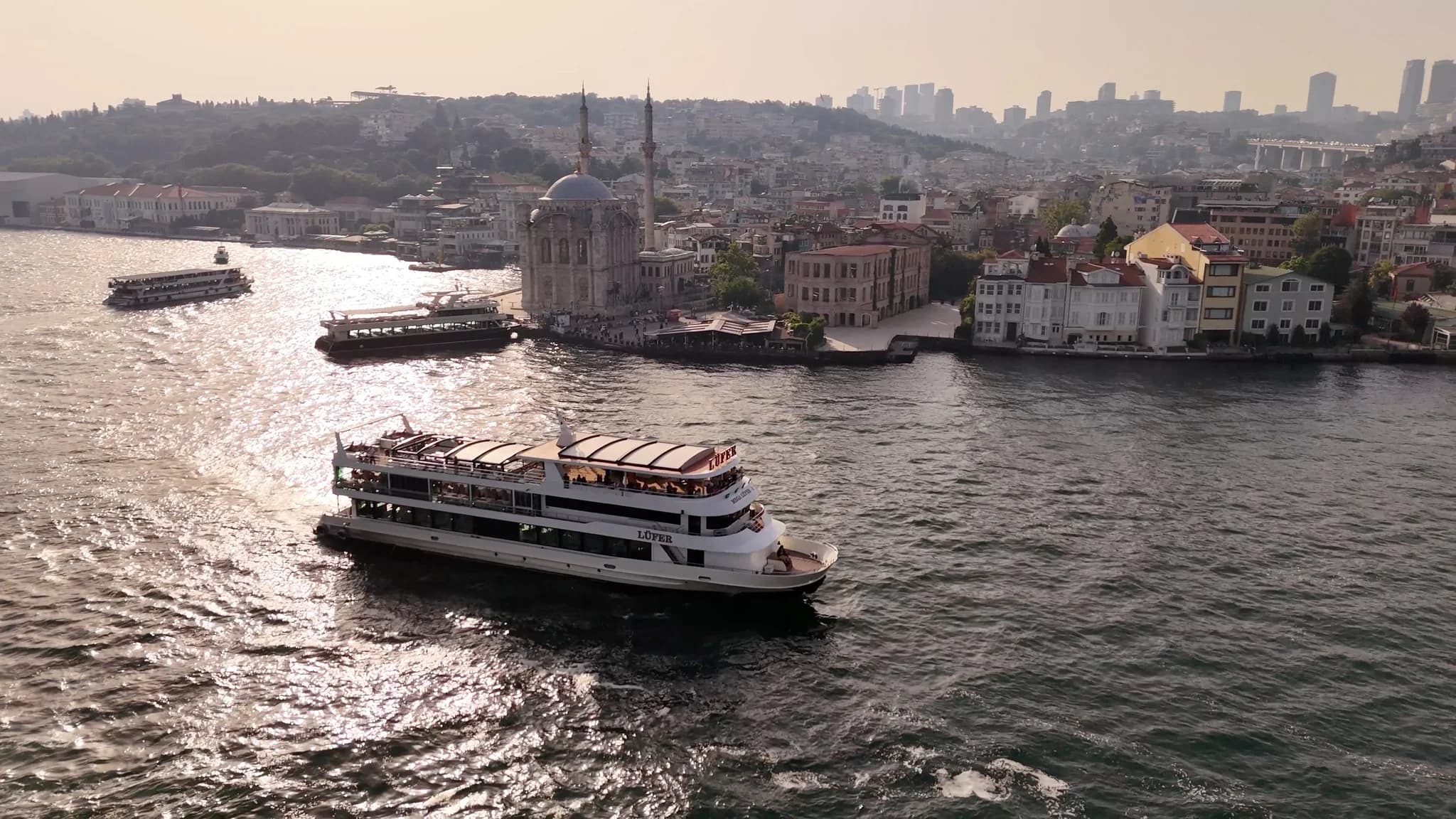 Bosphorus Sunset Sightseeing Cruise & Soft Drinks