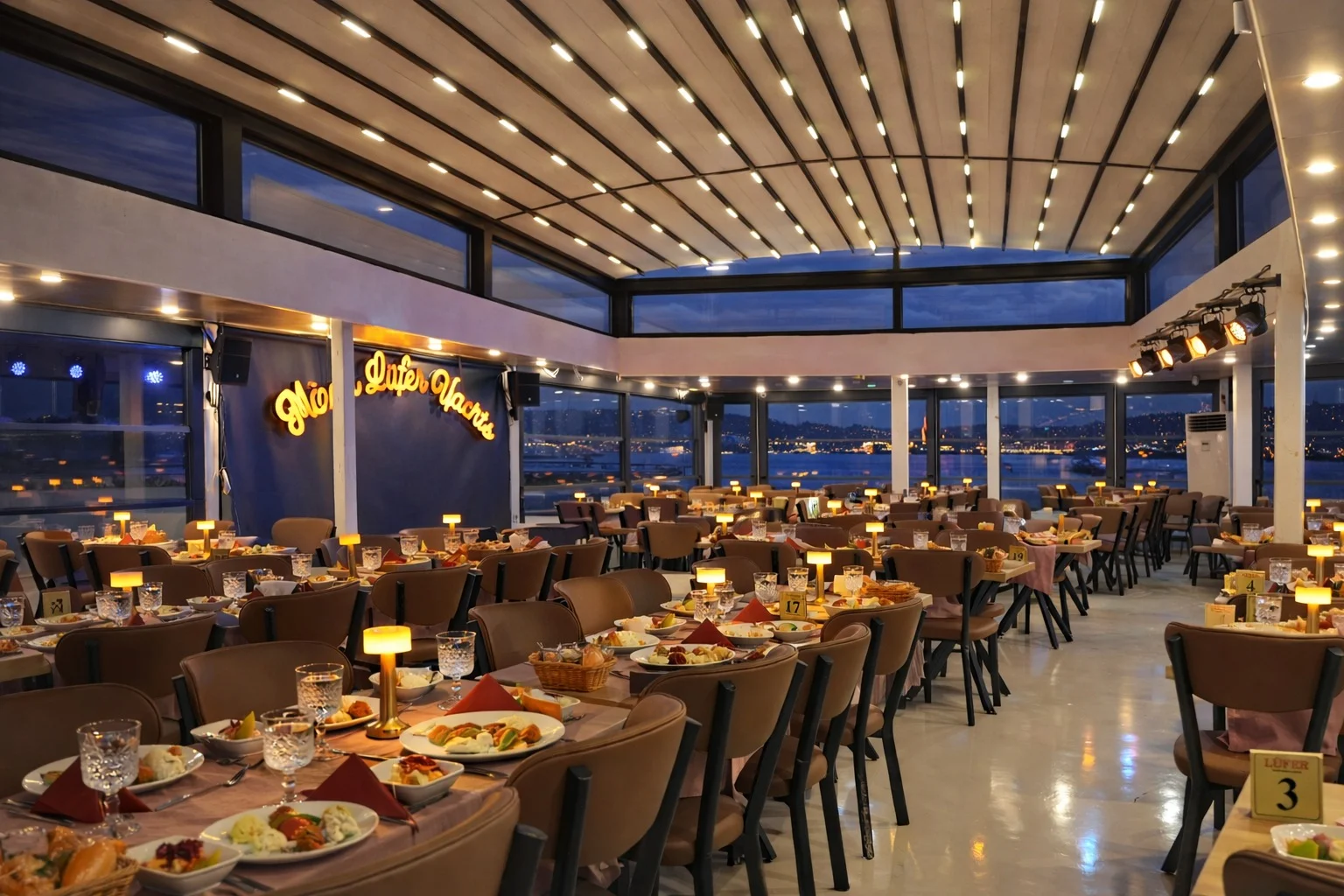 Bosphorus Dinner Cruise and Show with VIP Lounge, VIP Menu, Soft Drink and Meeting Point on Private Tables - Istanbul experience